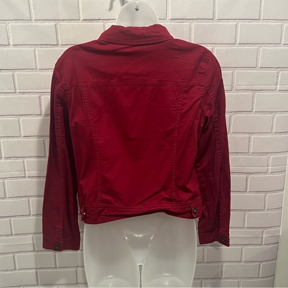 DRESS BARN women red blazer /size S - Picture 3 of 8
